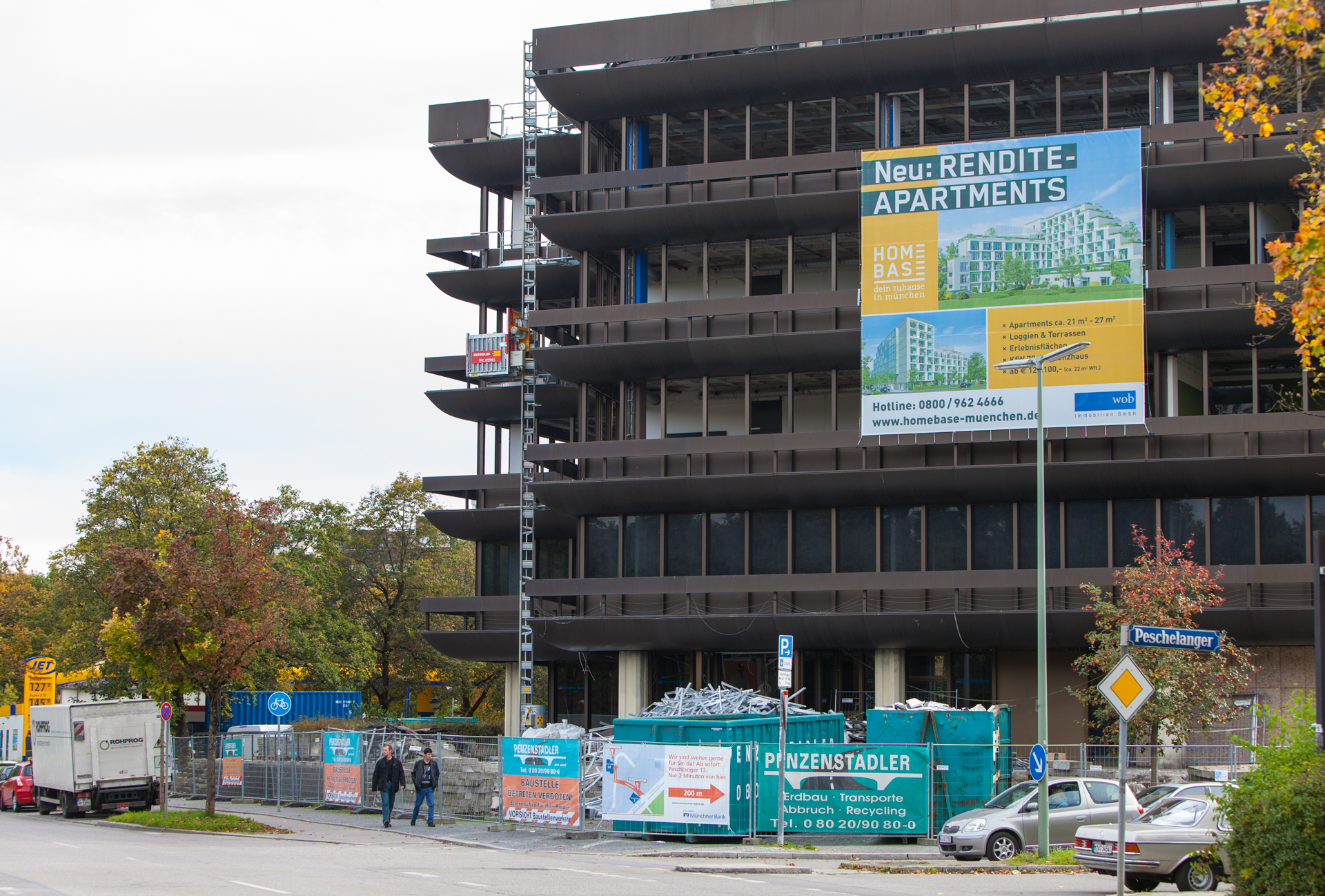 Neuperlacher Studentenwohnheim am Peschelanger und Karl-Marx-Ring